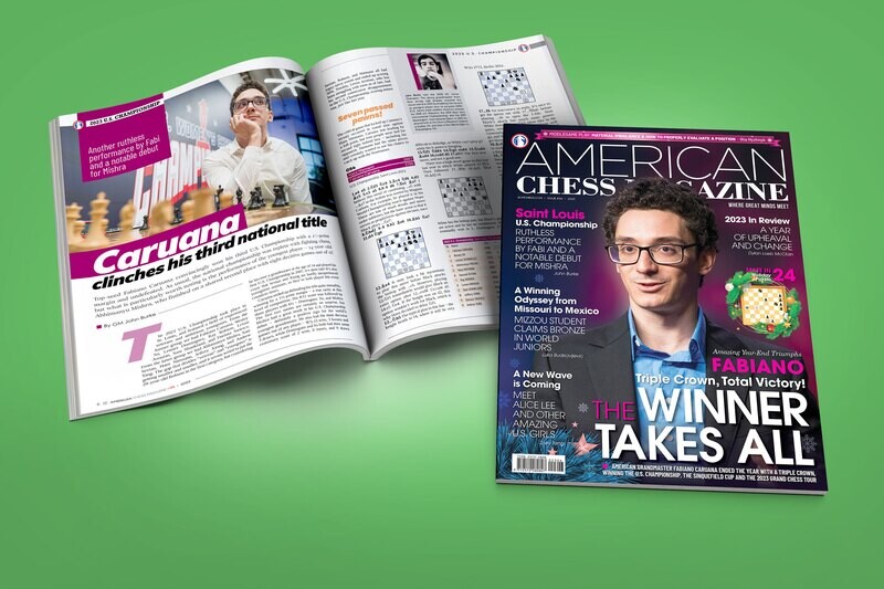 AMERICAN CHESS MAGAZINE #36 - THE WINNER TAKES ALL