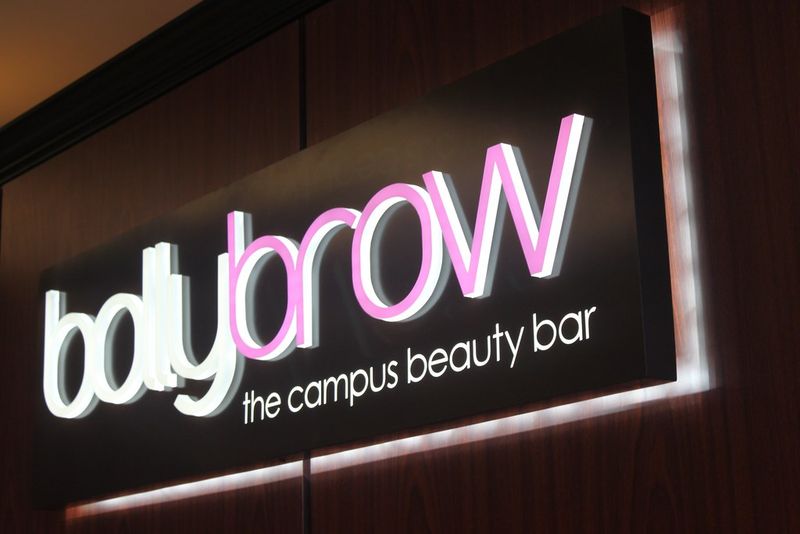 Push-Through Sign