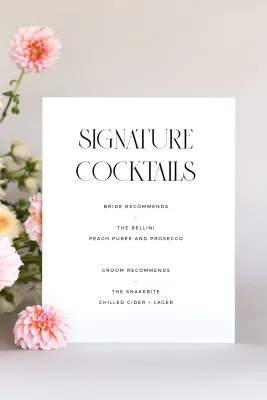Menu Signs