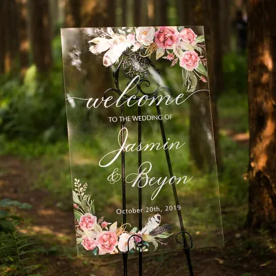 Arcylic Welcome Signs