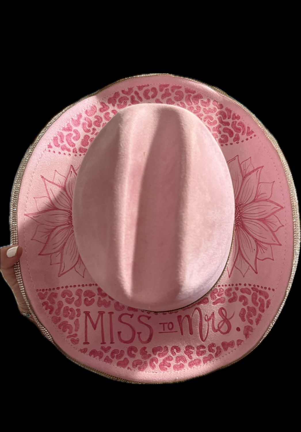 Burned Cowboy Bride Hat