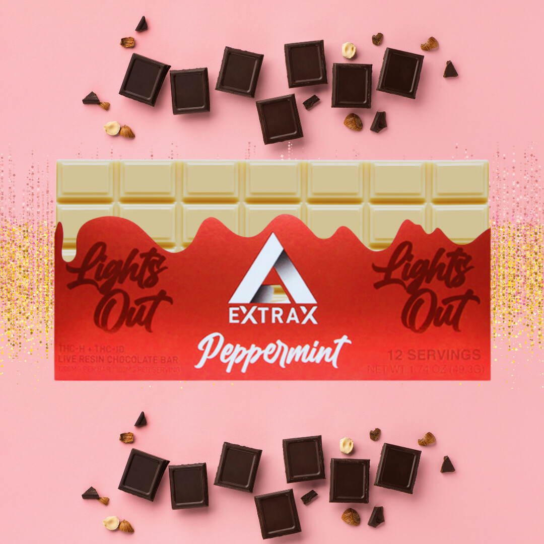 Delta Extrax Lights Out Chocolates, Flavor: Peppermint