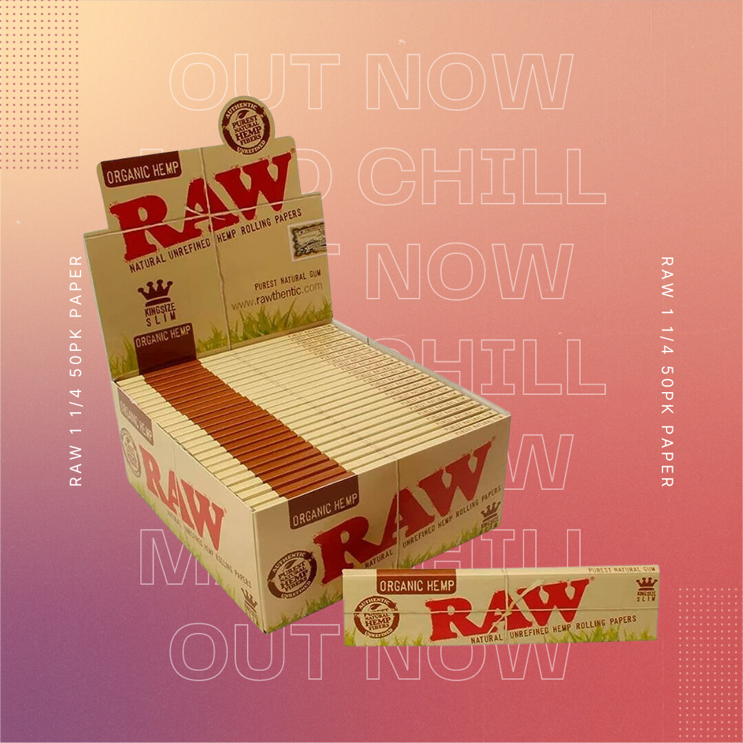 Raw 1 1/4 50pk paper