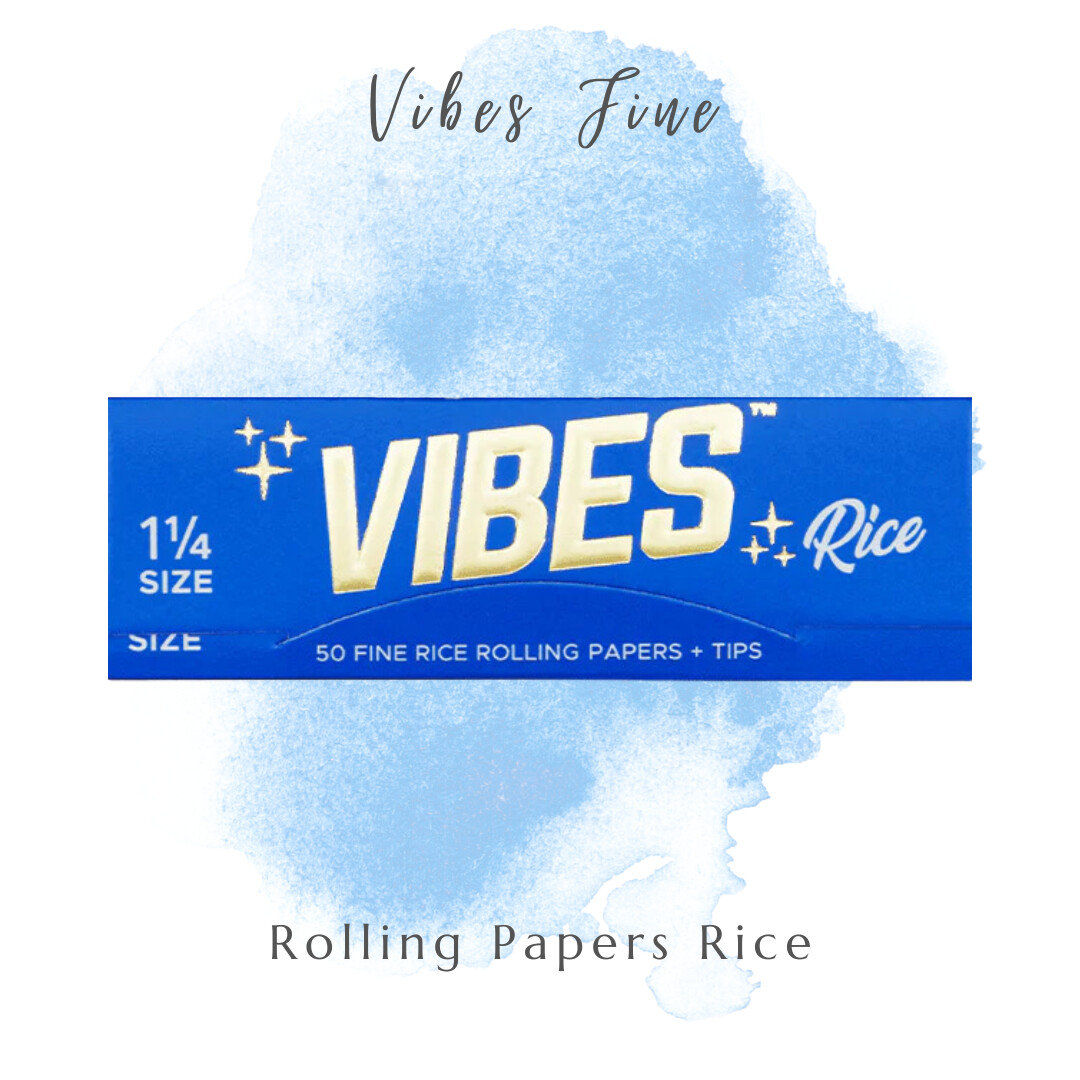 Vibes Fine Rolling Papers, Type: Rice