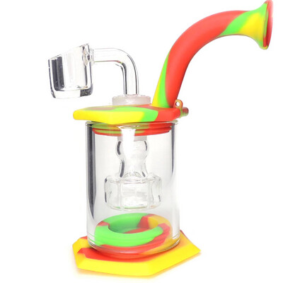 Silicone Glass Dab Rig 5&quot;