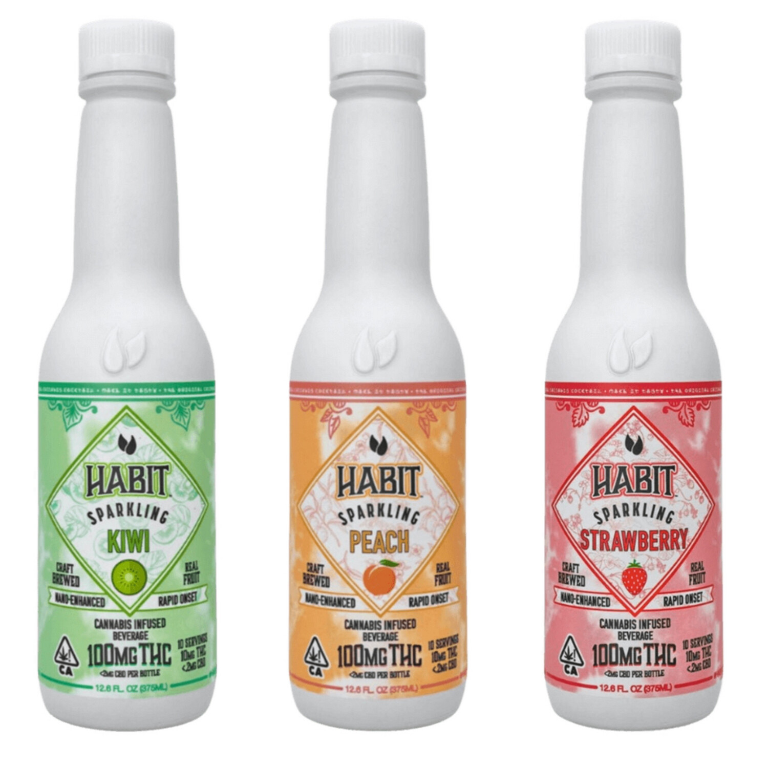 Habit Hemp Soda 100 mg (sunset strawberry)