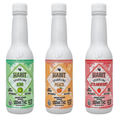 Habit Hemp Soda 100 mg (sunset strawberry)