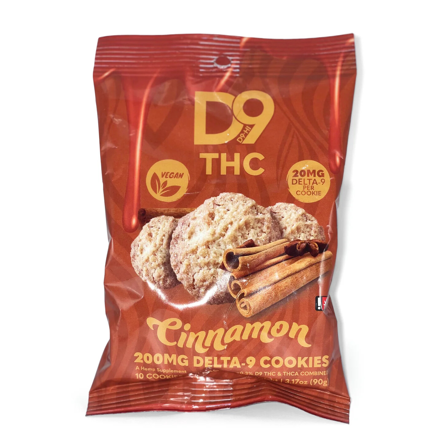 D9 Hi Cookies, Flavor: Cinnamon