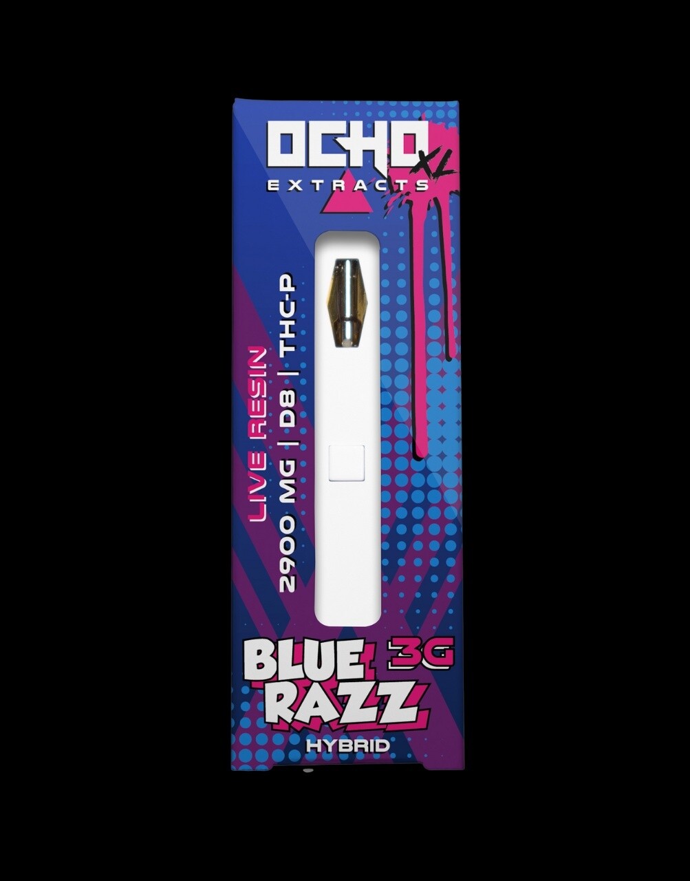 Ocho XL THCP Blend 3g Disposables, Flavor: Blue Razz
