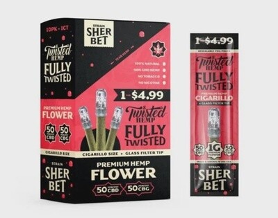 Twisted Hemp Cigarillo Pre-Rolls
