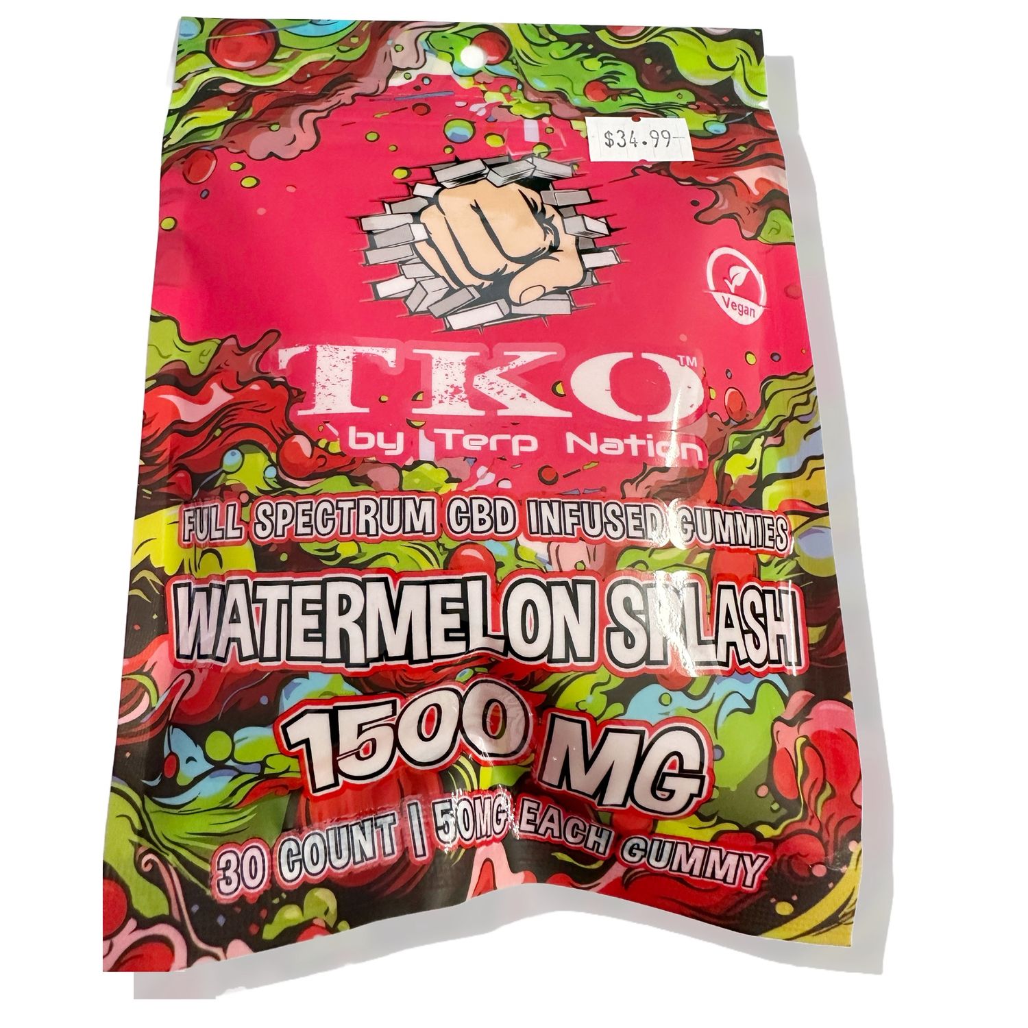 tko 1500mg full spectrum, Flavor: Watermelon Splash