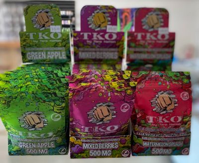 TKO Full Spectrum CBD Infused Gummies 500 mg