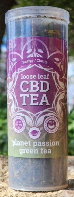 CBD Tea, 200 mg cbd: Planet Passion Green tea