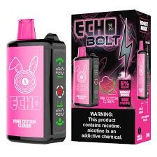 ECHO Bolt, 16000 puffs: pink cotton clouds