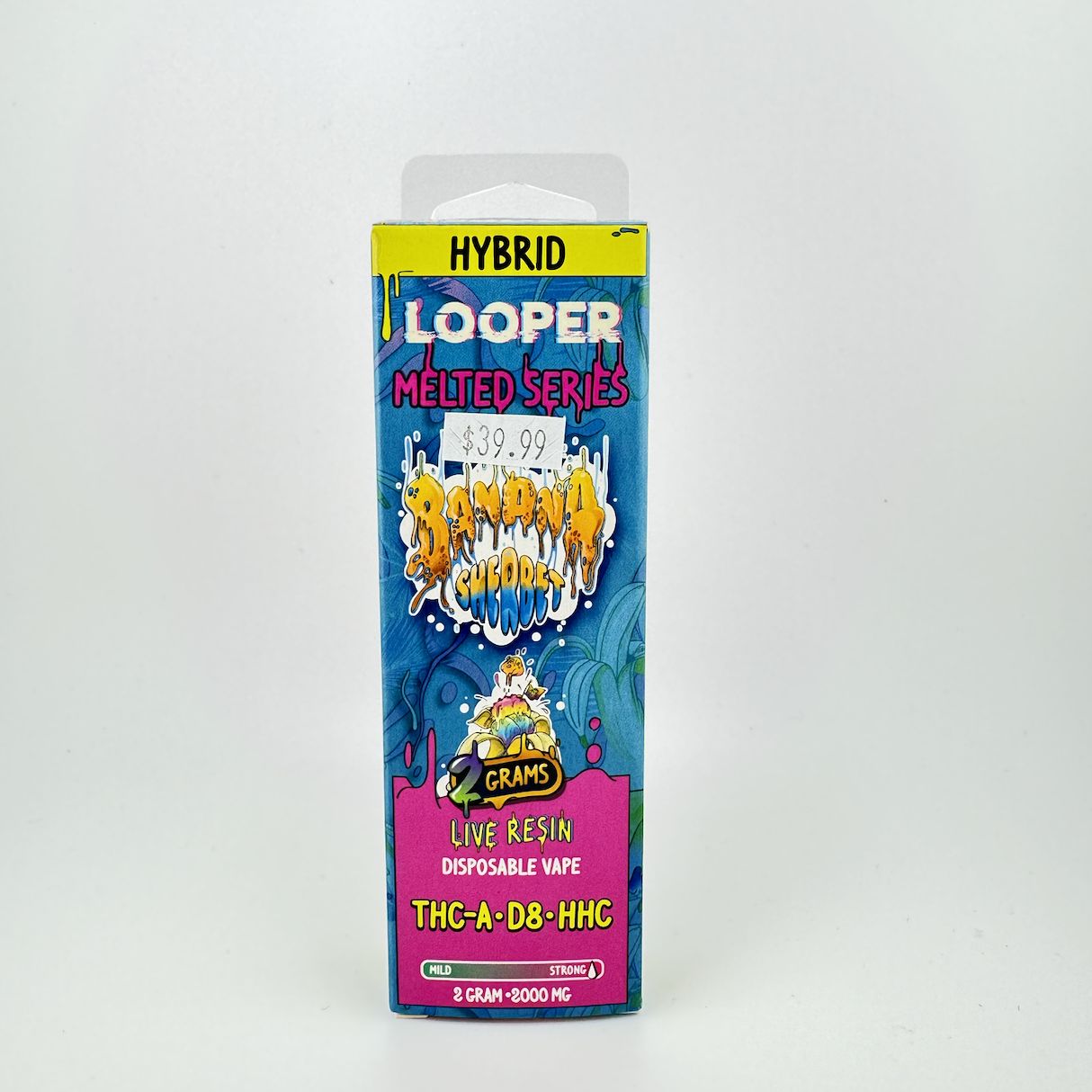 looper melted series, Flavor: Banana Sherbet (Hybrid)