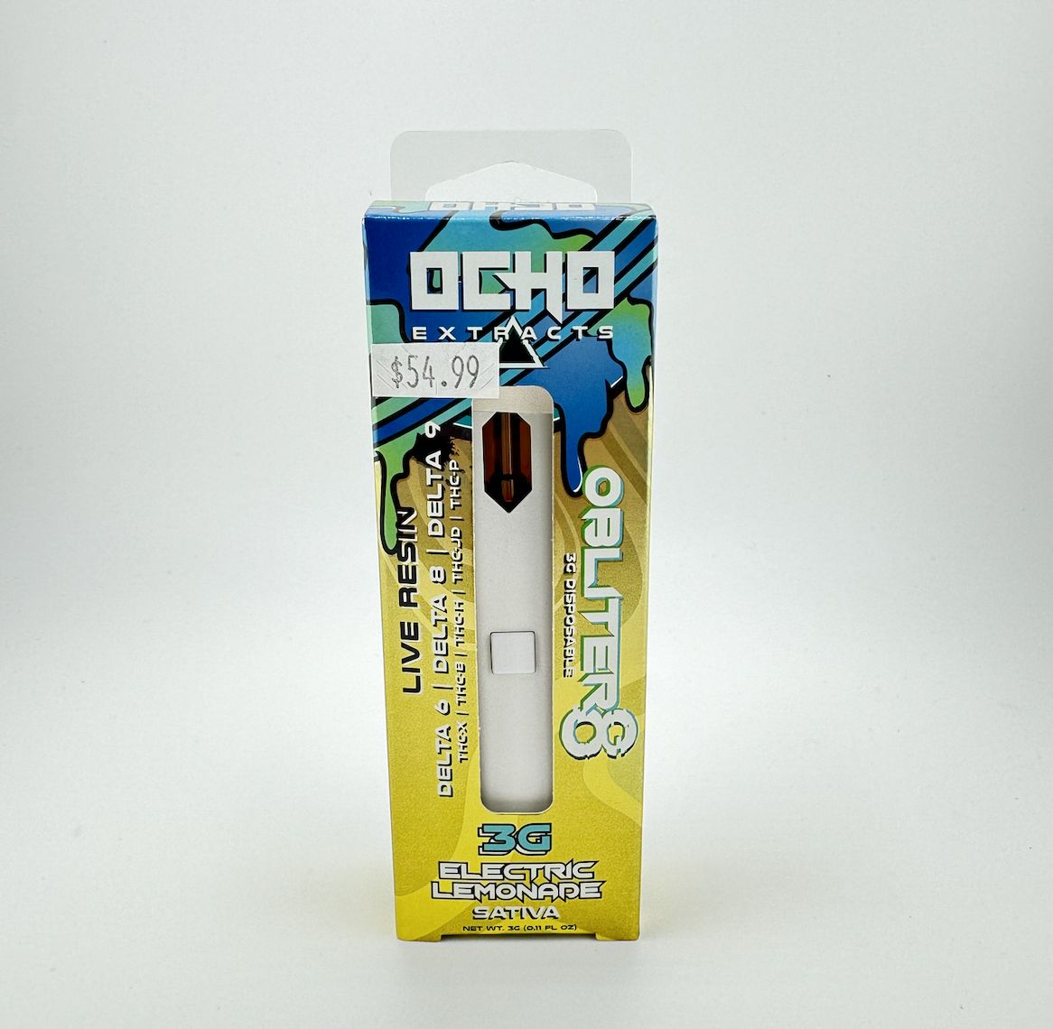 Ocho 3G Obliter8, Flavor: Electric Lemonade