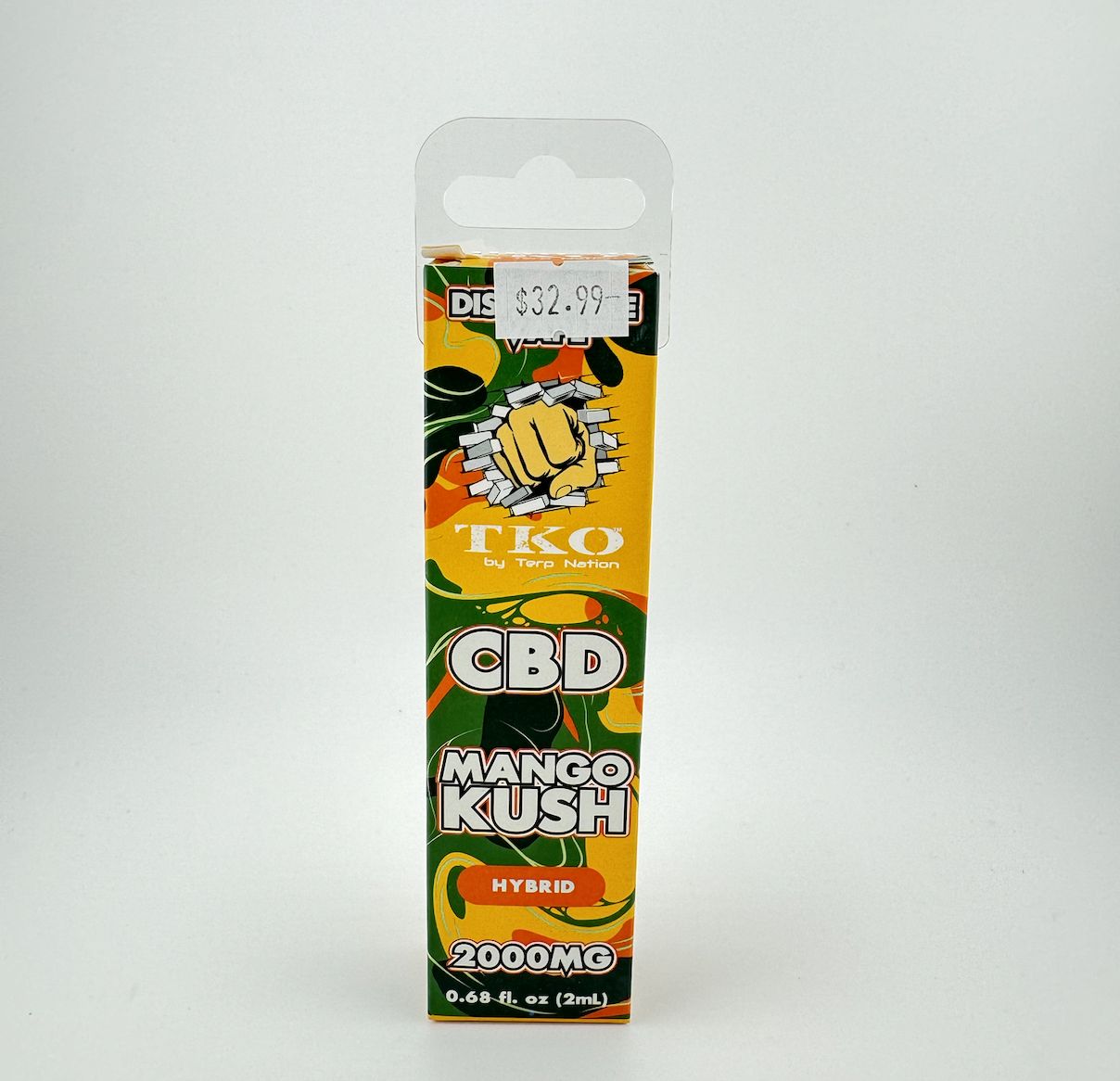 tko cbd disposable, Flavor: Mango Kush