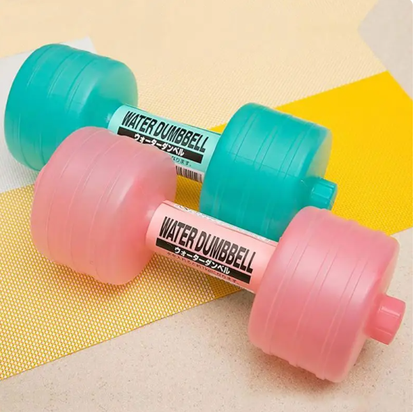 1~8PCS 1kg Gym Weight Loss Exercise Equipment Women Comprehensive Home Fitness Water Dumbbells for Fitness Aquatic Barbell