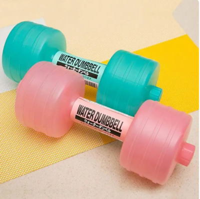 1~8PCS 1kg Gym Weight Loss Exercise Equipment Women Comprehensive Home Fitness Water Dumbbells for Fitness Aquatic Barbell
