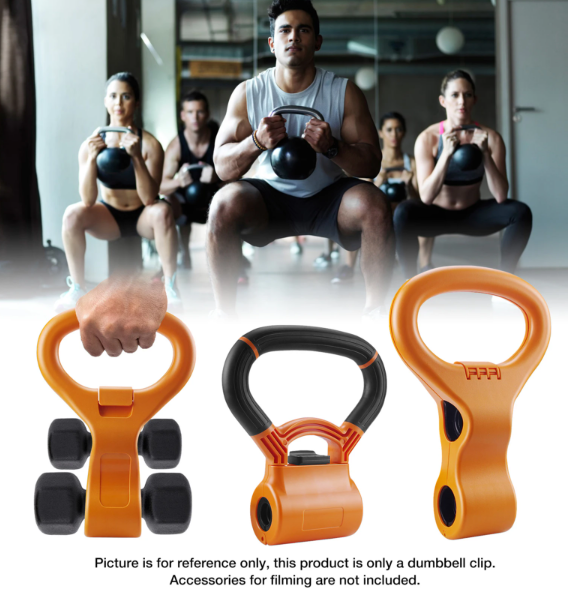 Adjustable Kettlebell Grip Portable Weight Grip Weightlifting Kettle Bell Handle Gym Bodybuilding Fitness Equipment Accessories
