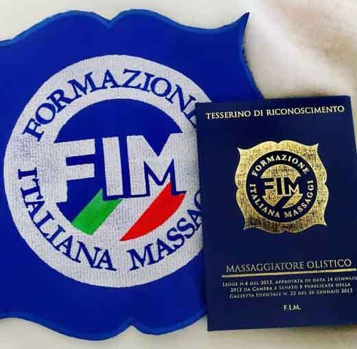 Tesserino di riconoscimento del Massaggiatore Olistico