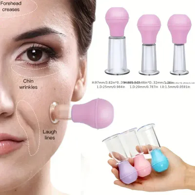 Coppetta in silicone con pompetta per Massaggio viso