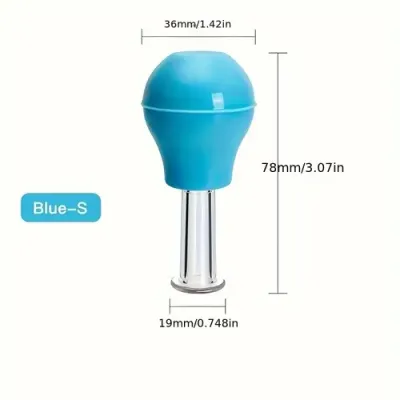 Coppetta in silicone con pompetta per Massaggio viso