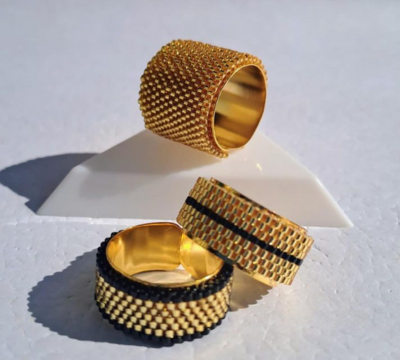 Anillo ajustable en Miyuki