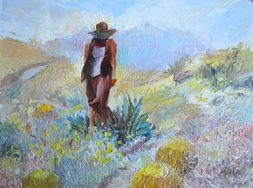 Woman in Desert