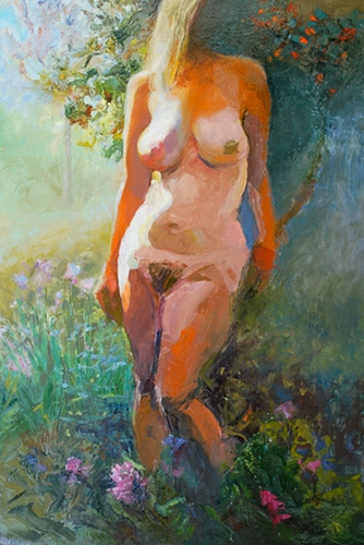 Woman in the Garden - The Vineyard