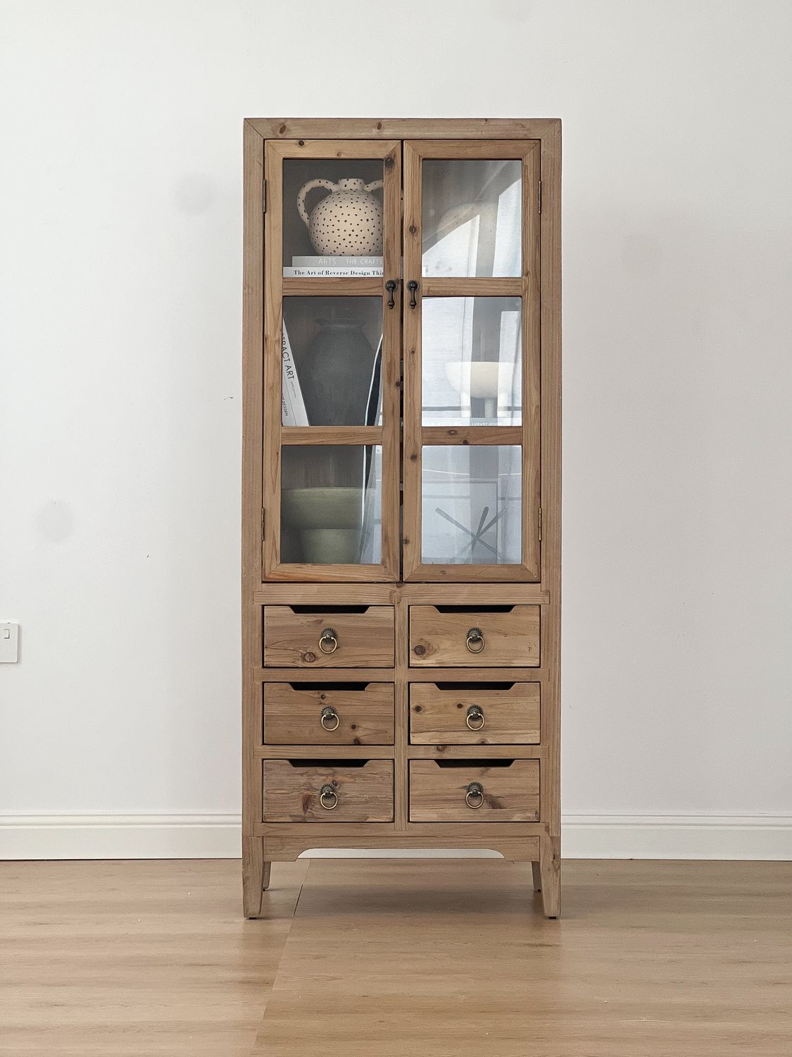 pine wood cabinet