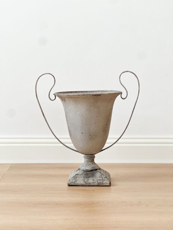 metal vase