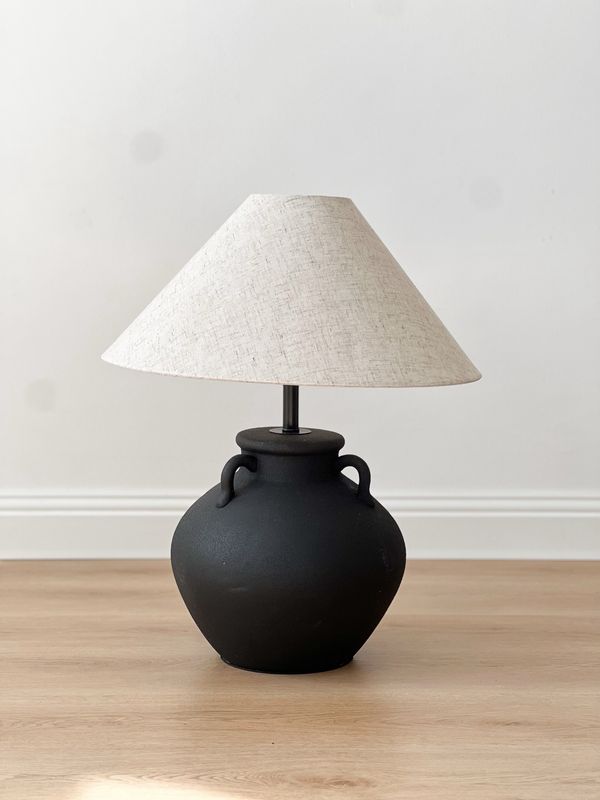 Black Ceramic Table Lamp