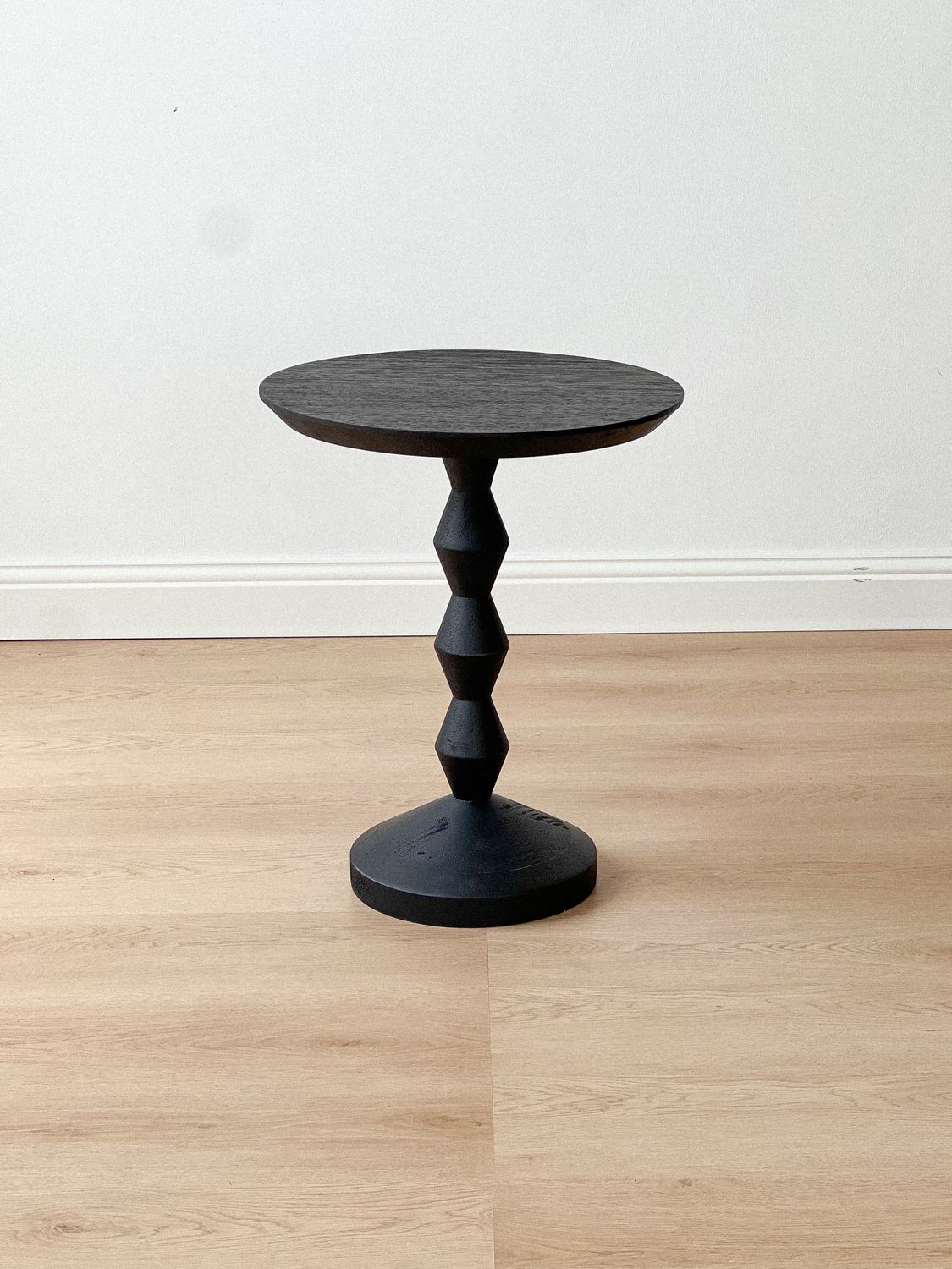solid oak wood size table &#39;black&quot;