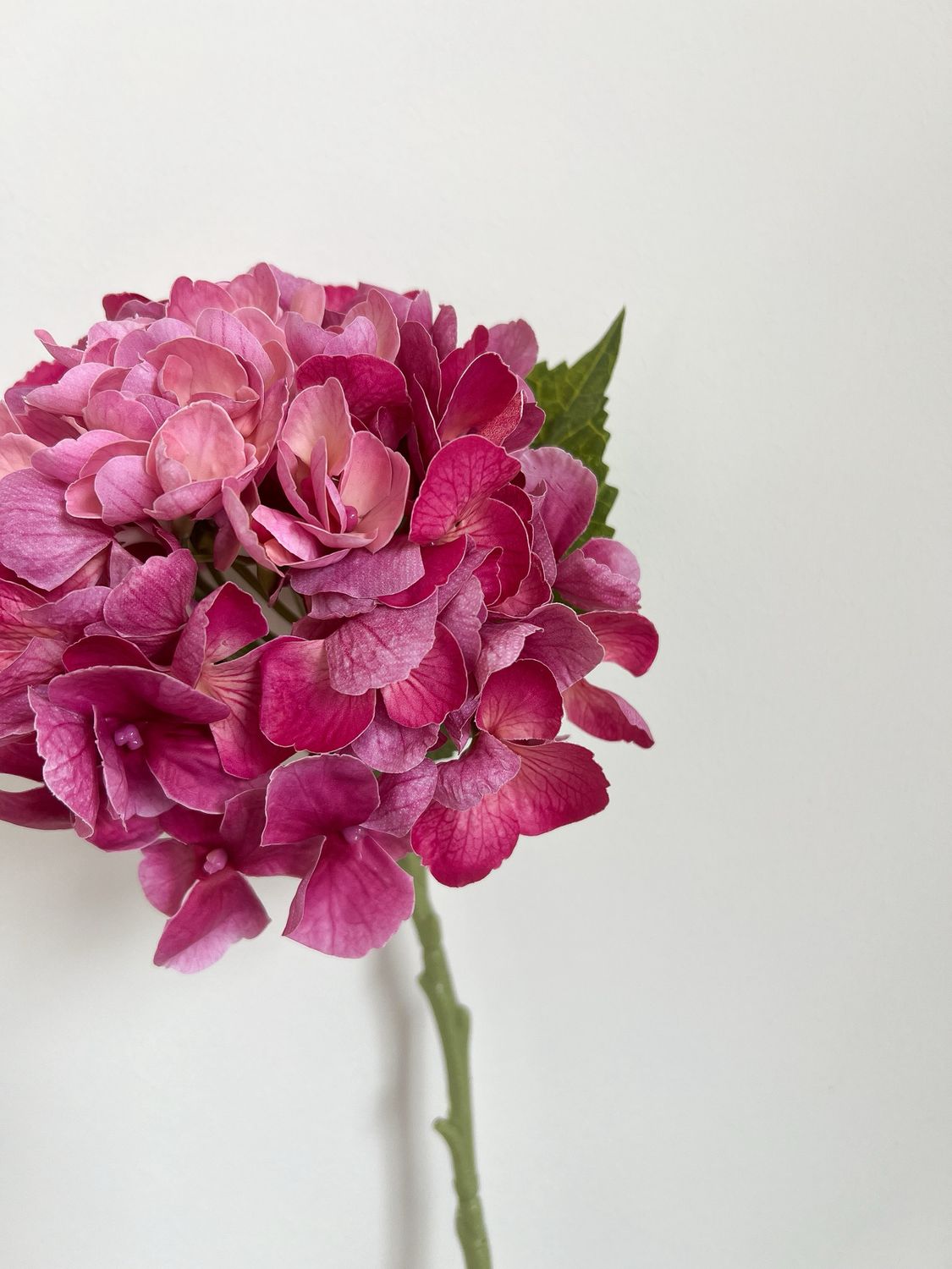 artificial hydrangea flower