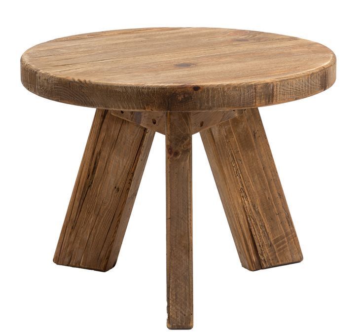 wooden side table