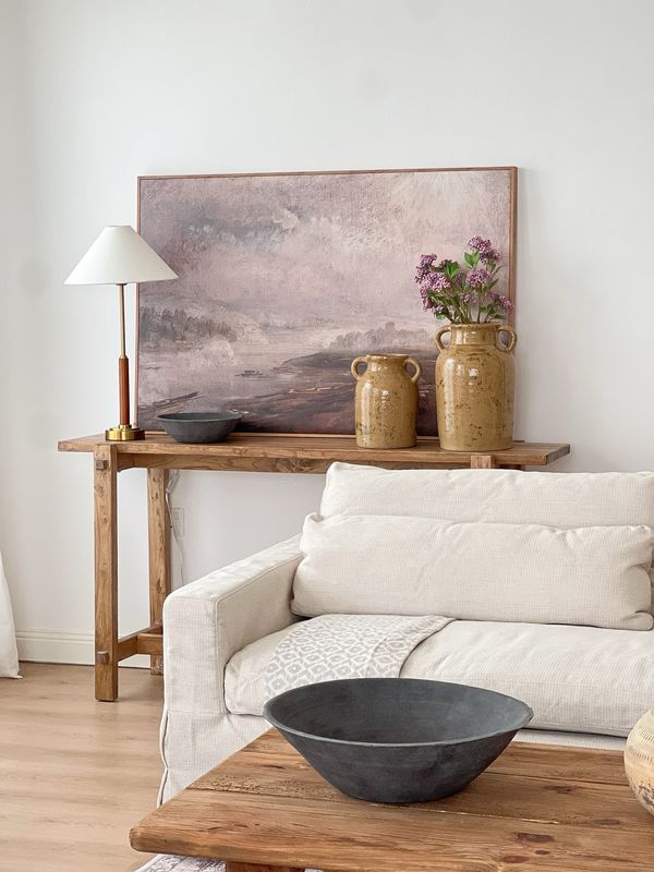 Elm Wood Console