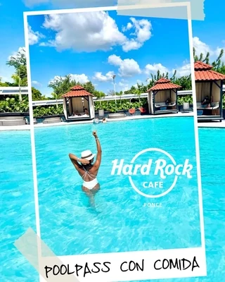 Pool Pass + Comida de Hard Rock