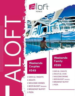 Oferta para Residentes de Puerto Rico (Fin de Semana)