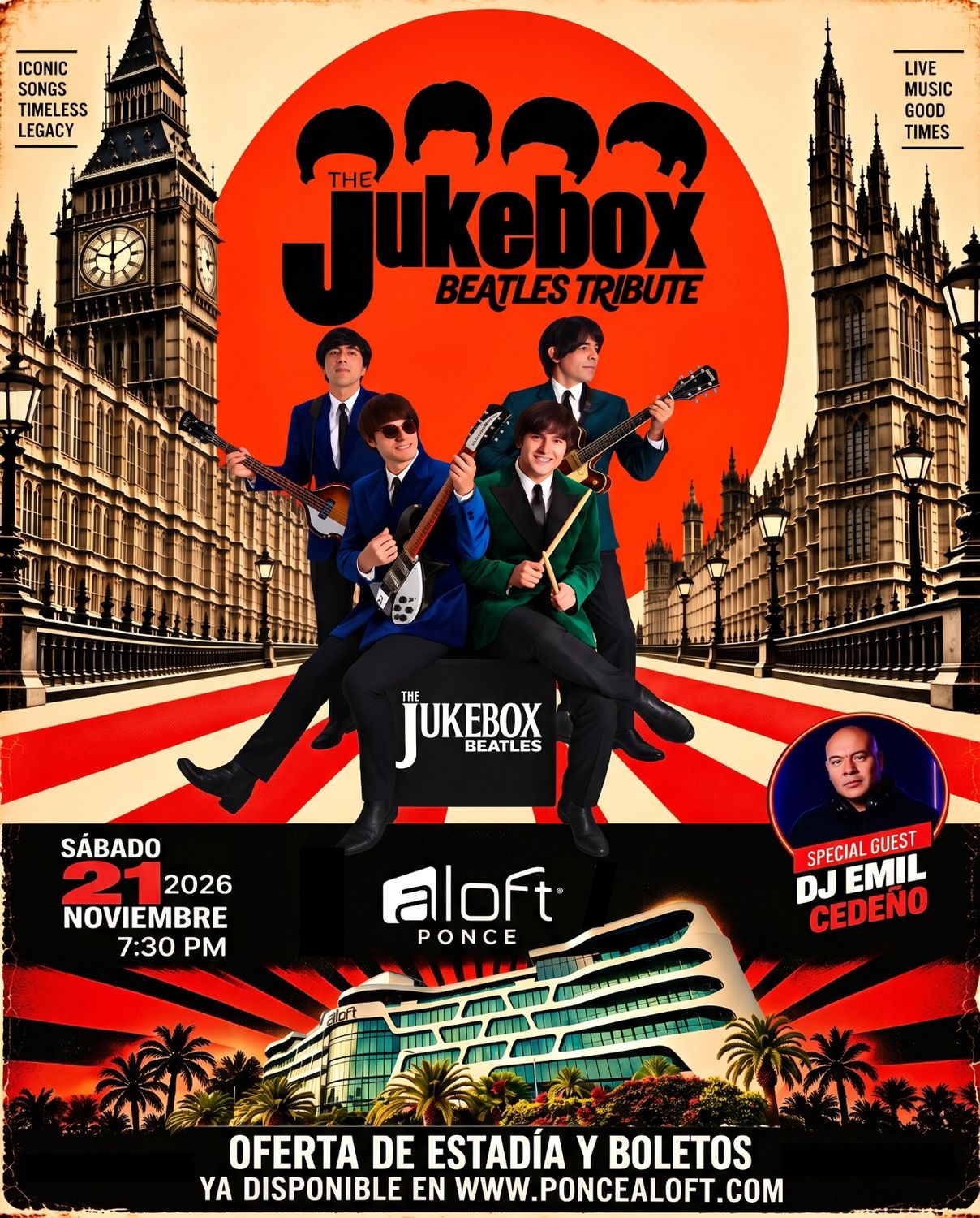 JUKEBOX BEATLES TRIBUTE at ALOFT
