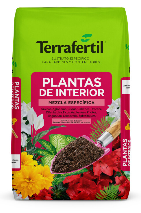 Sustrato Para Plantas de Interior Terrafertil 5L