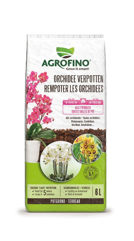 Sustrato Para Orquídeas Agrofino 6 Litros