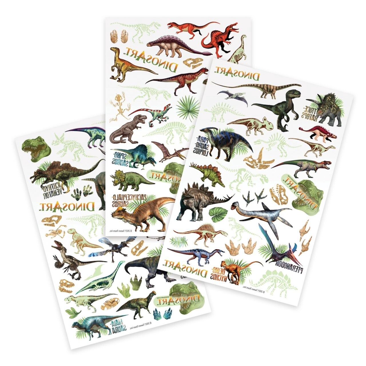 Tatouages temporaires DinosArt