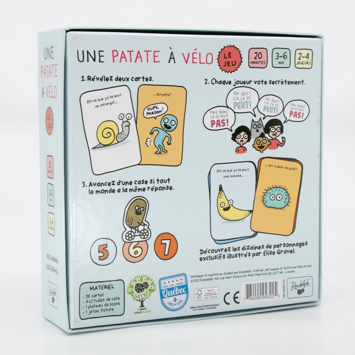 Une patate à vélo - Le jeu (Fr)