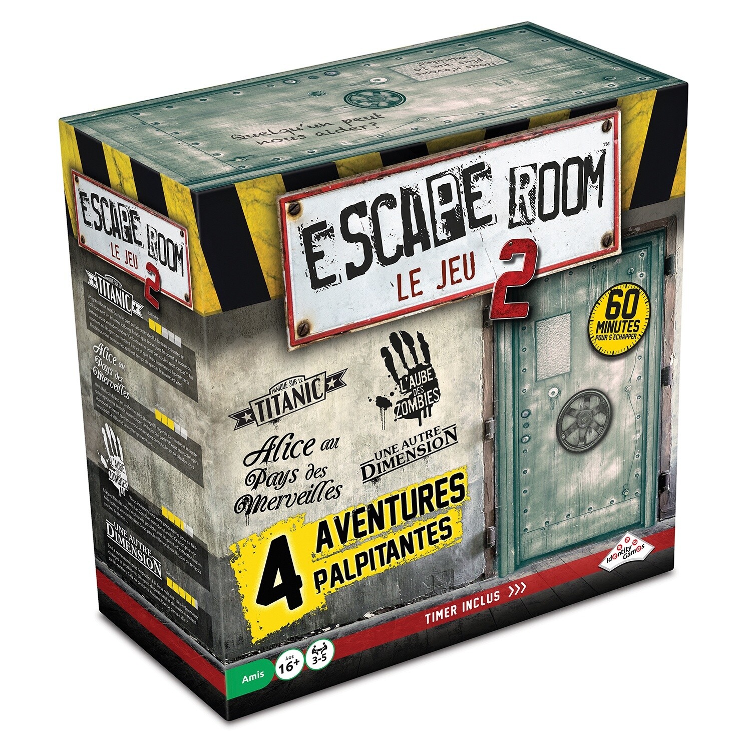 Escape Room / Coffret de base #2 / 4 scénarios (Fr)