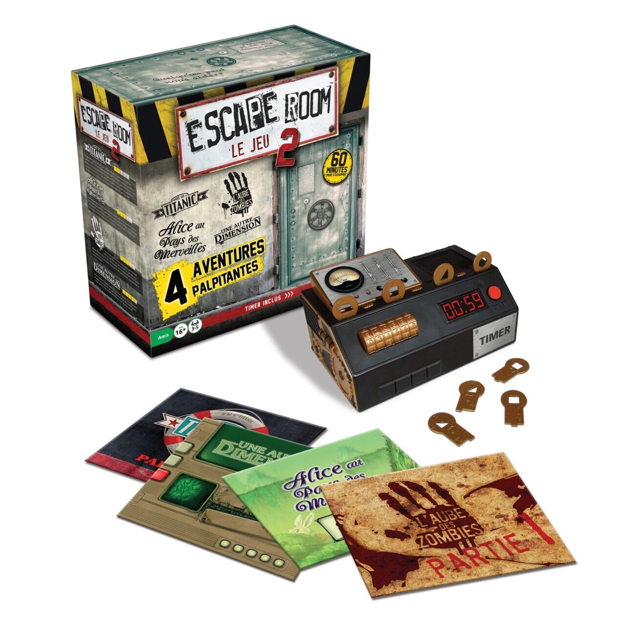 Escape Room / Coffret de base #2 / 4 scénarios (Fr)