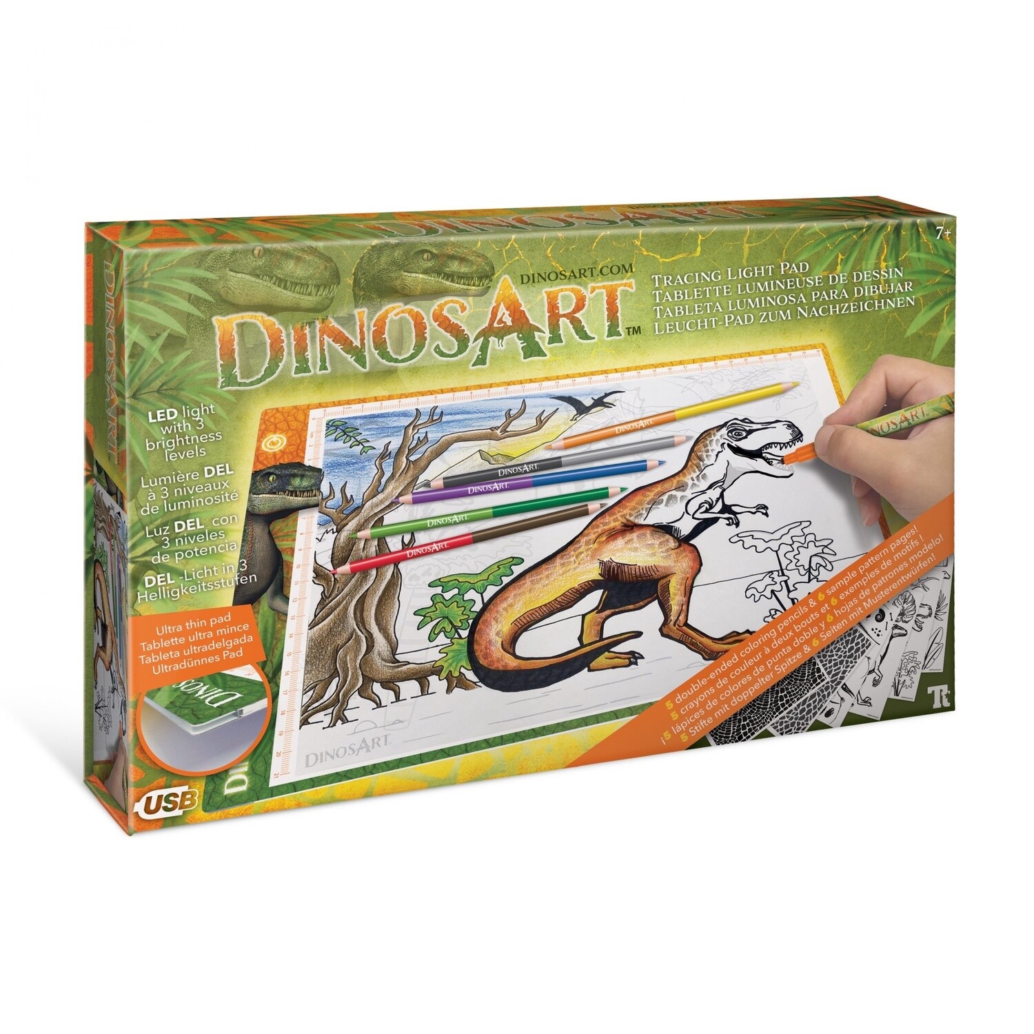Tablette lumineuse de dessin DinosArt