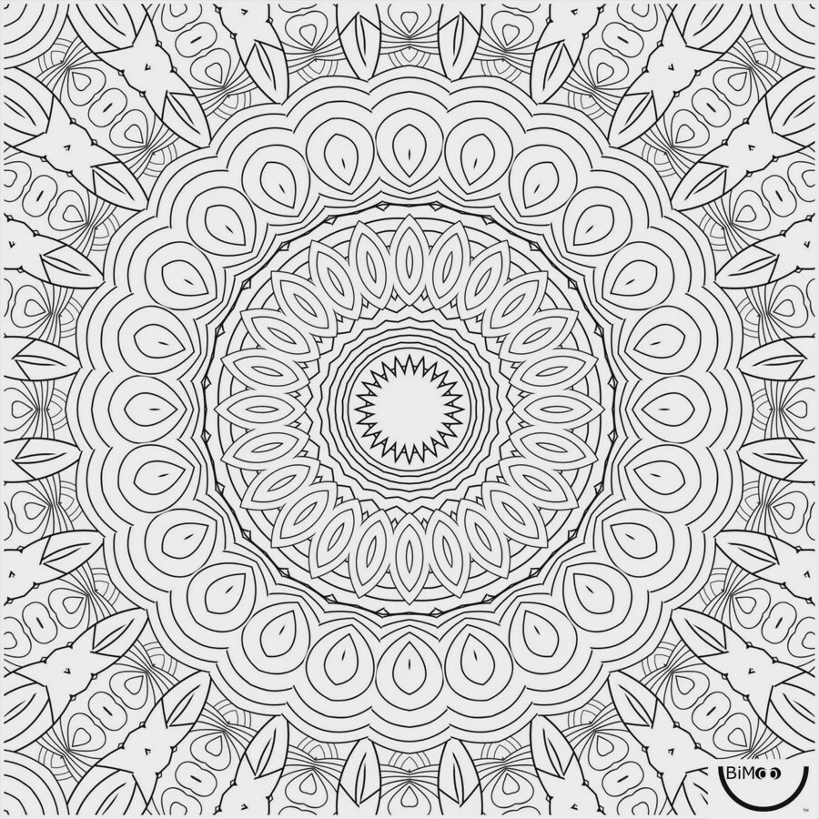 Nappes à Colorier Mandala