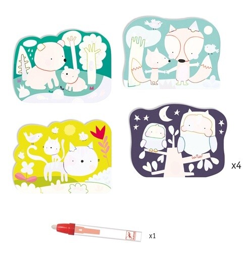 Coloriages Magiques / Caché Dans Les Bois