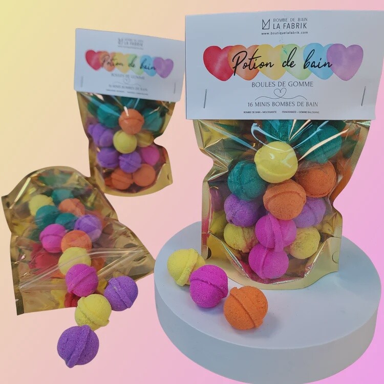 Potion de bain / Boules de gommes